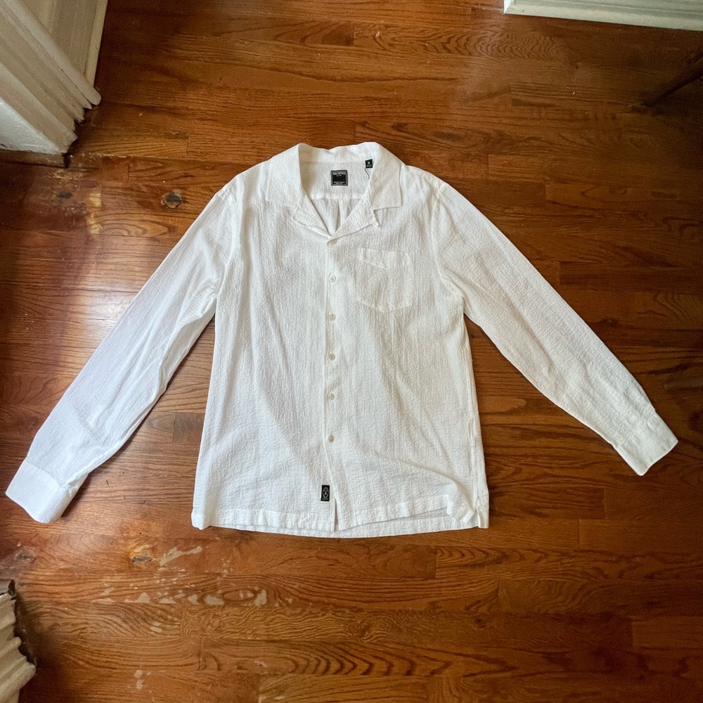 Todd Snyder LS seersucker camp collar shirt - NEW WITH TAGS